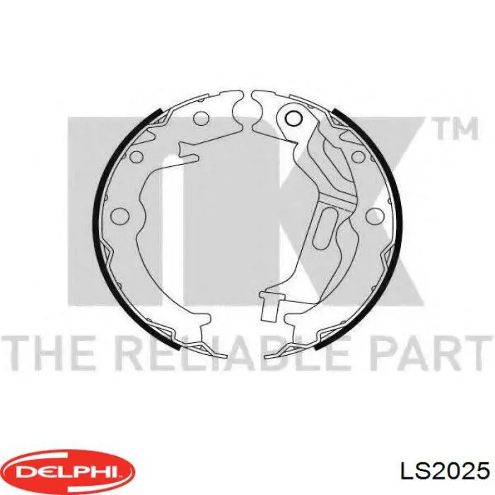 Comprar LS2025 Delphi Juego de zapatas de frenos, freno de estacionamiento