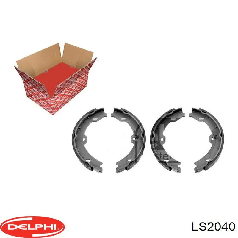 LS2040 Delphi Zapatas de freno de estacionamiento