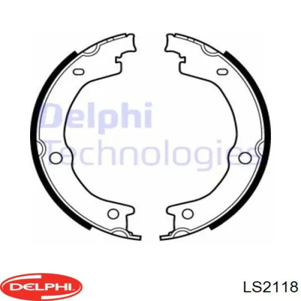 LS2118 Delphi Zapatas de freno de estacionamiento
