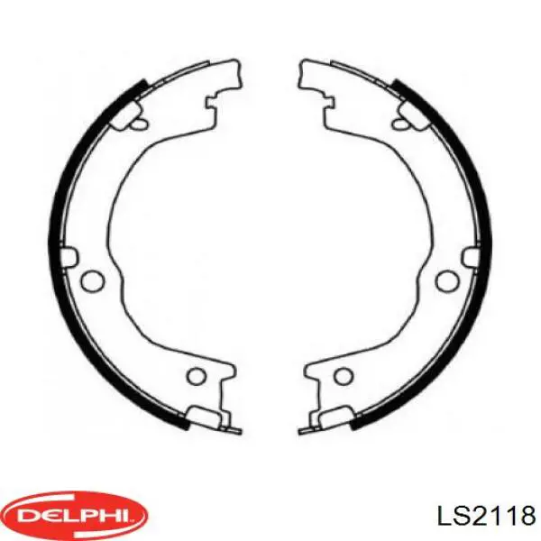 Zapatas de freno de mano Delphi LS2118 precio, desde 29,19 EUR
