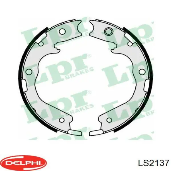 LS2137 Delphi zapatas de frenos de tambor traseras