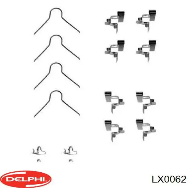 Comprar LX0062 Delphi Juego de reparación de pastillas de freno