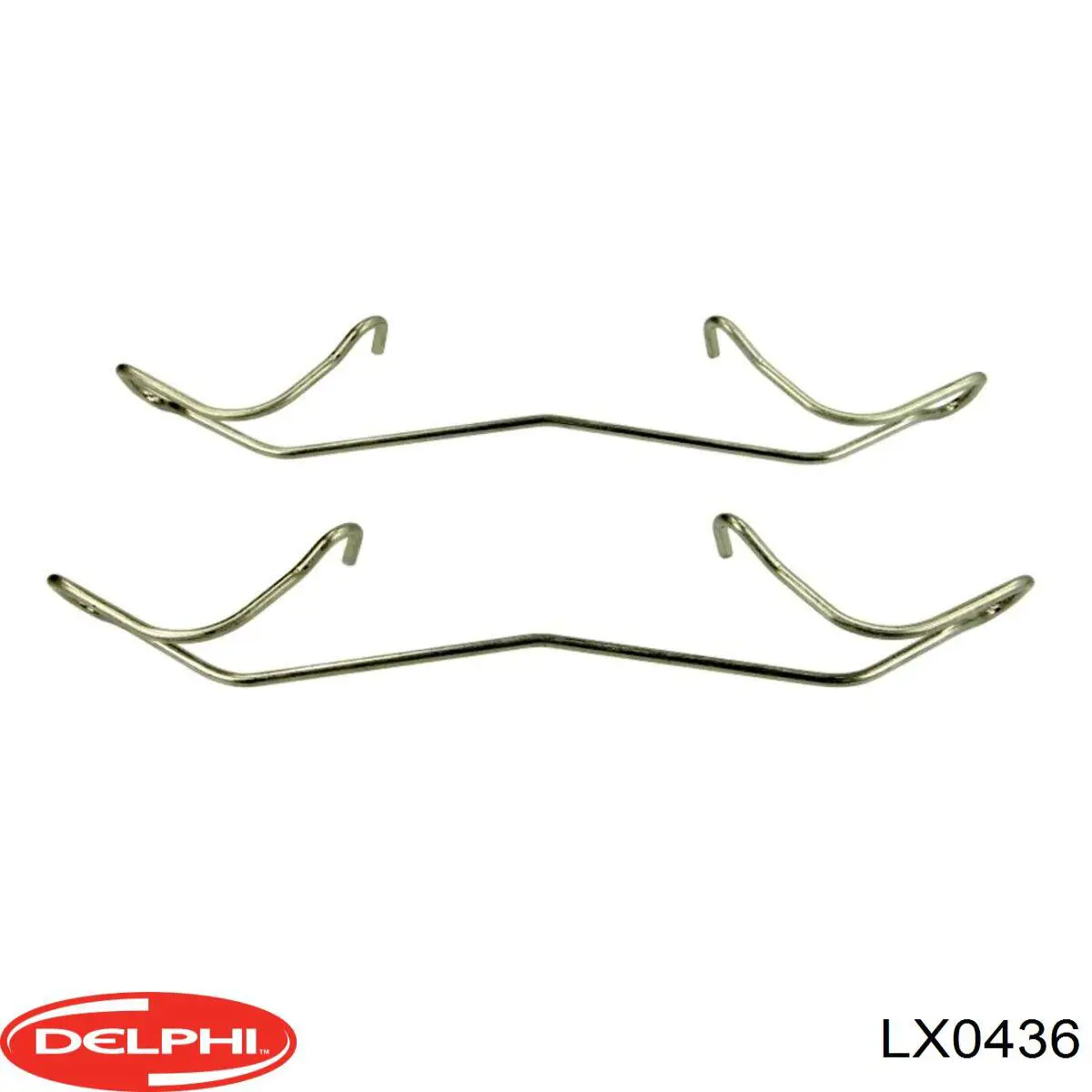 LX0436 Delphi conjunto de muelles almohadilla discos delanteros