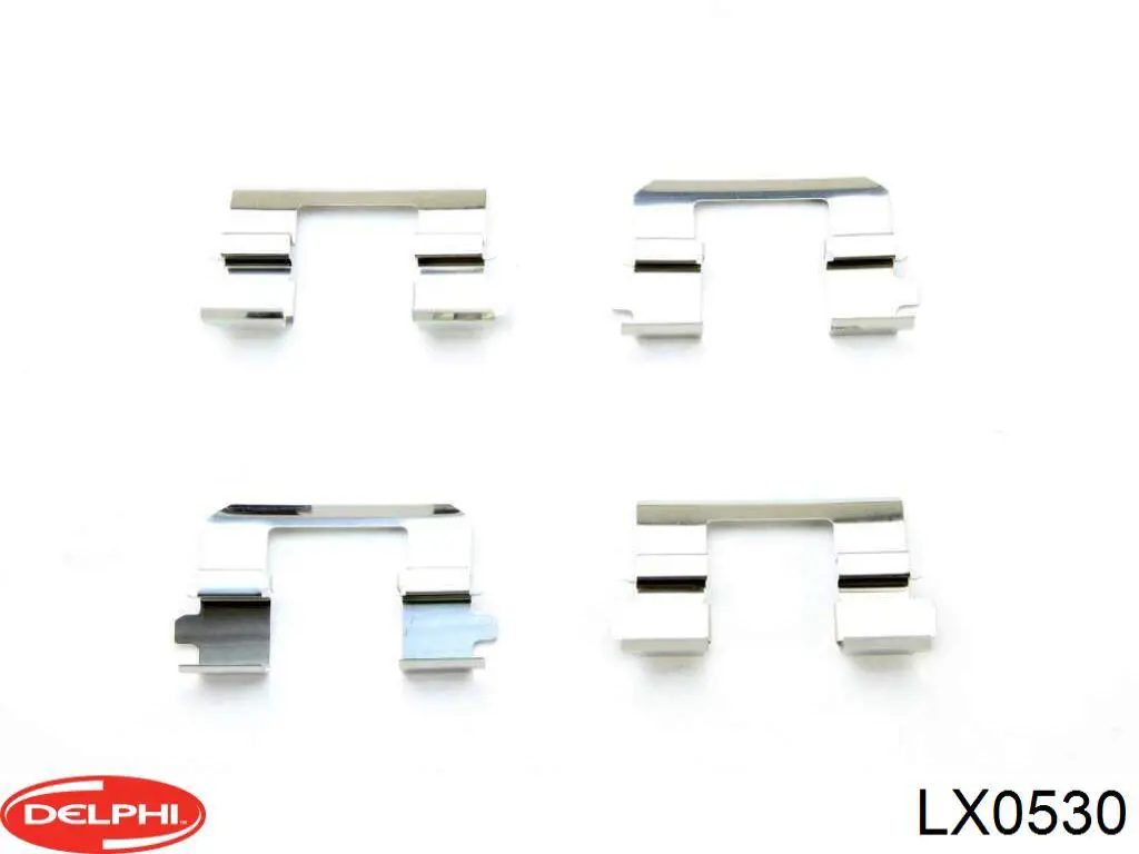 LX0530 Delphi conjunto de muelles almohadilla discos delanteros
