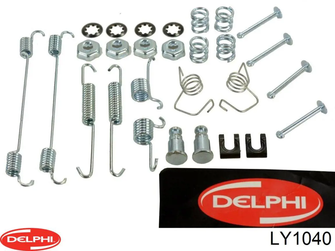 LY1040 Delphi kit de montaje, zapatas de freno traseras