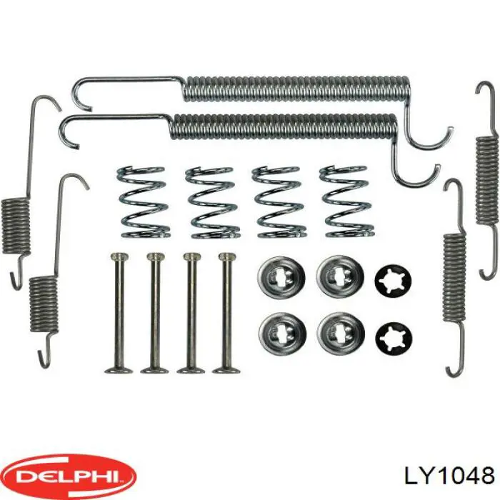 LY1048 Delphi kit de montaje, zapatas de freno traseras
