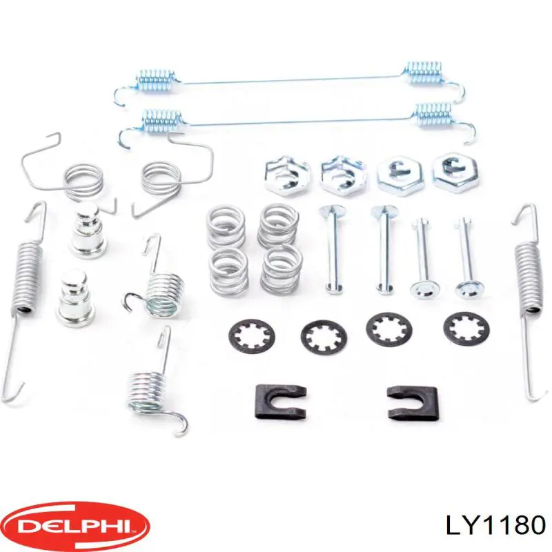 LY1180 Delphi kit de montaje, zapatas de freno traseras