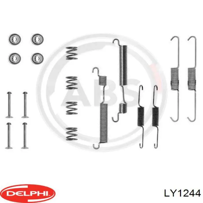 LY1244 Delphi juego de reparación, frenos traseros