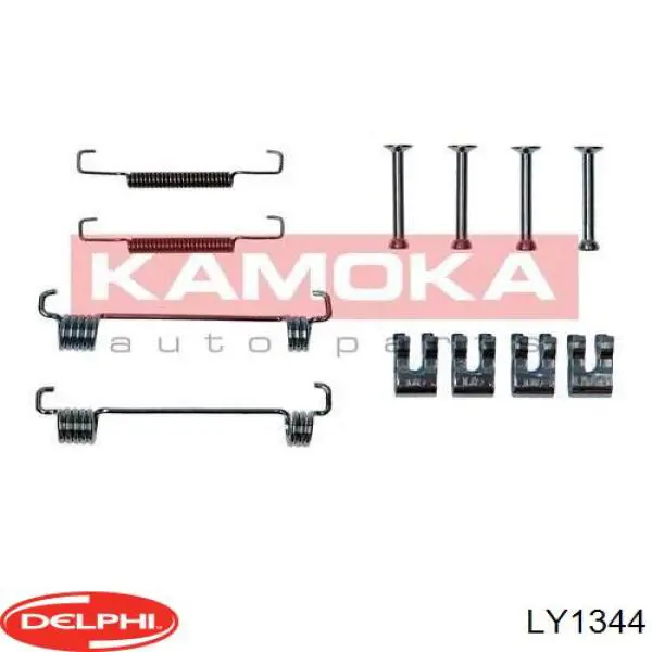 LY1344 Delphi kit de montaje, zapatas de freno traseras