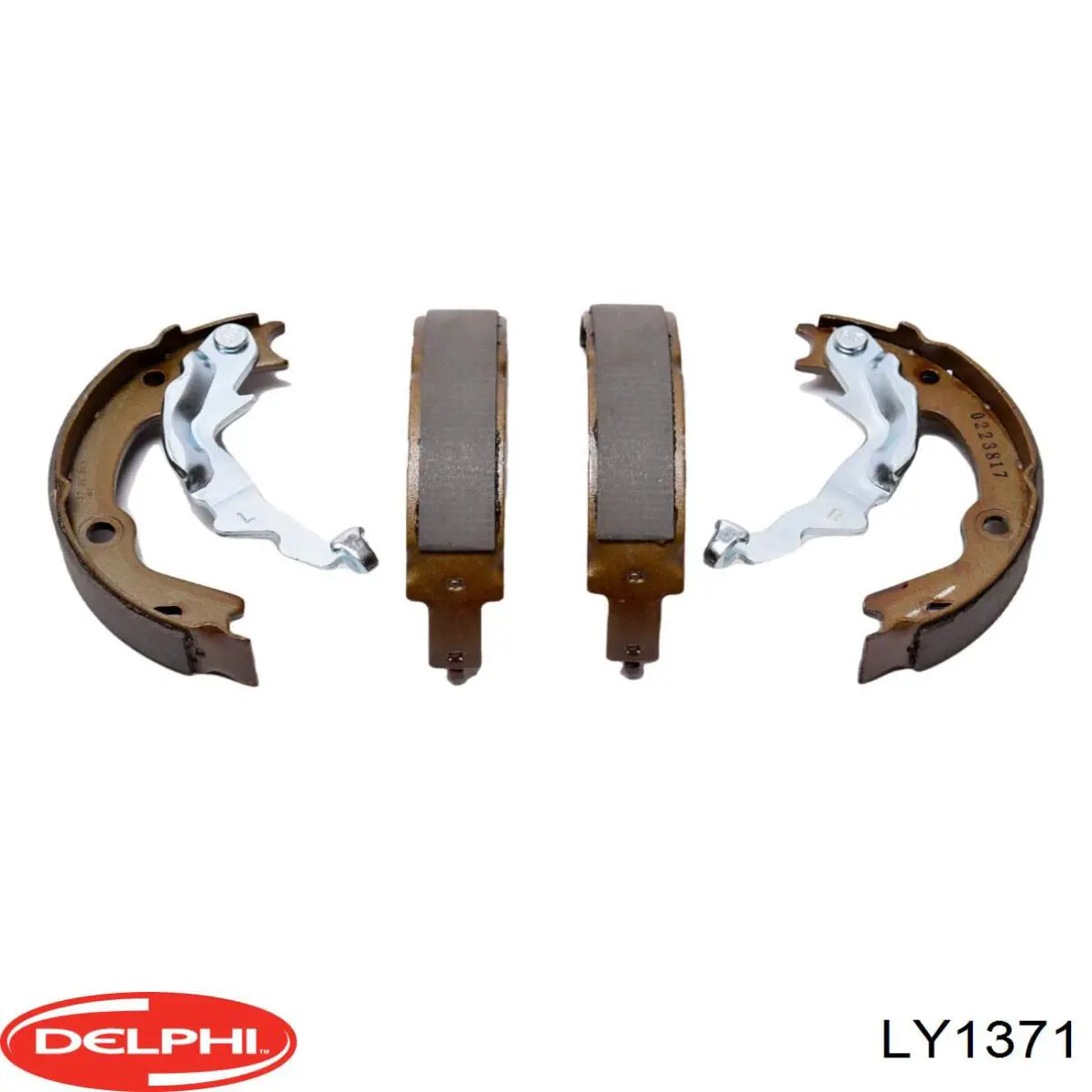 LY1371 Delphi kit de montaje, zapatas de freno traseras