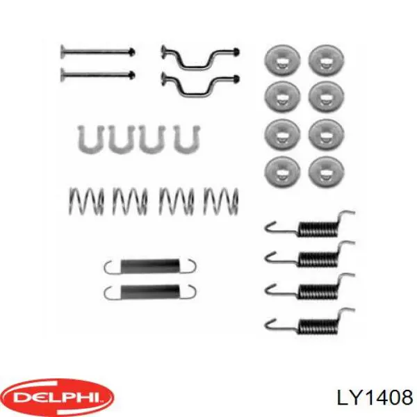 LY1408 Delphi juego de reparación, pastillas de frenos