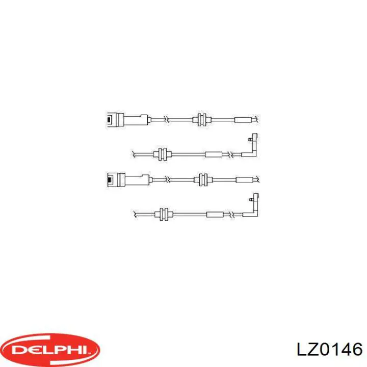 LZ0146 Delphi contacto de aviso, desgaste de los frenos