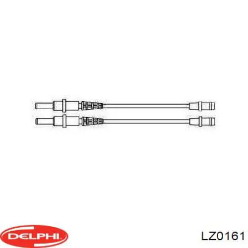 LZ0161 Delphi contacto de aviso, desgaste de los frenos, trasero