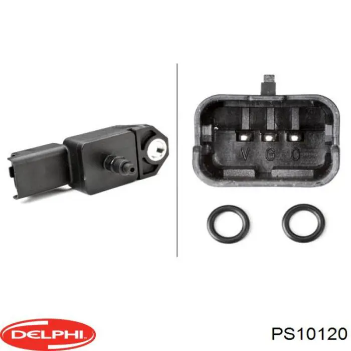 Comprar PS10120 Delphi Sensor de presión del colector de admisión