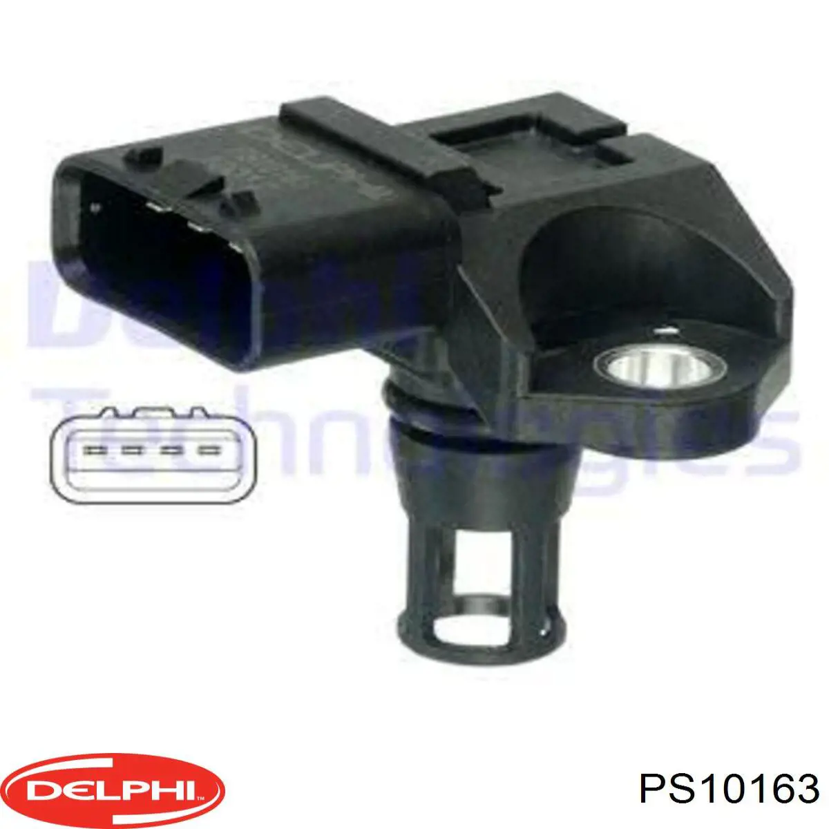 Sensor, presión colector de admisión  Delphi PS10163 precio, desde 39,12 EUR