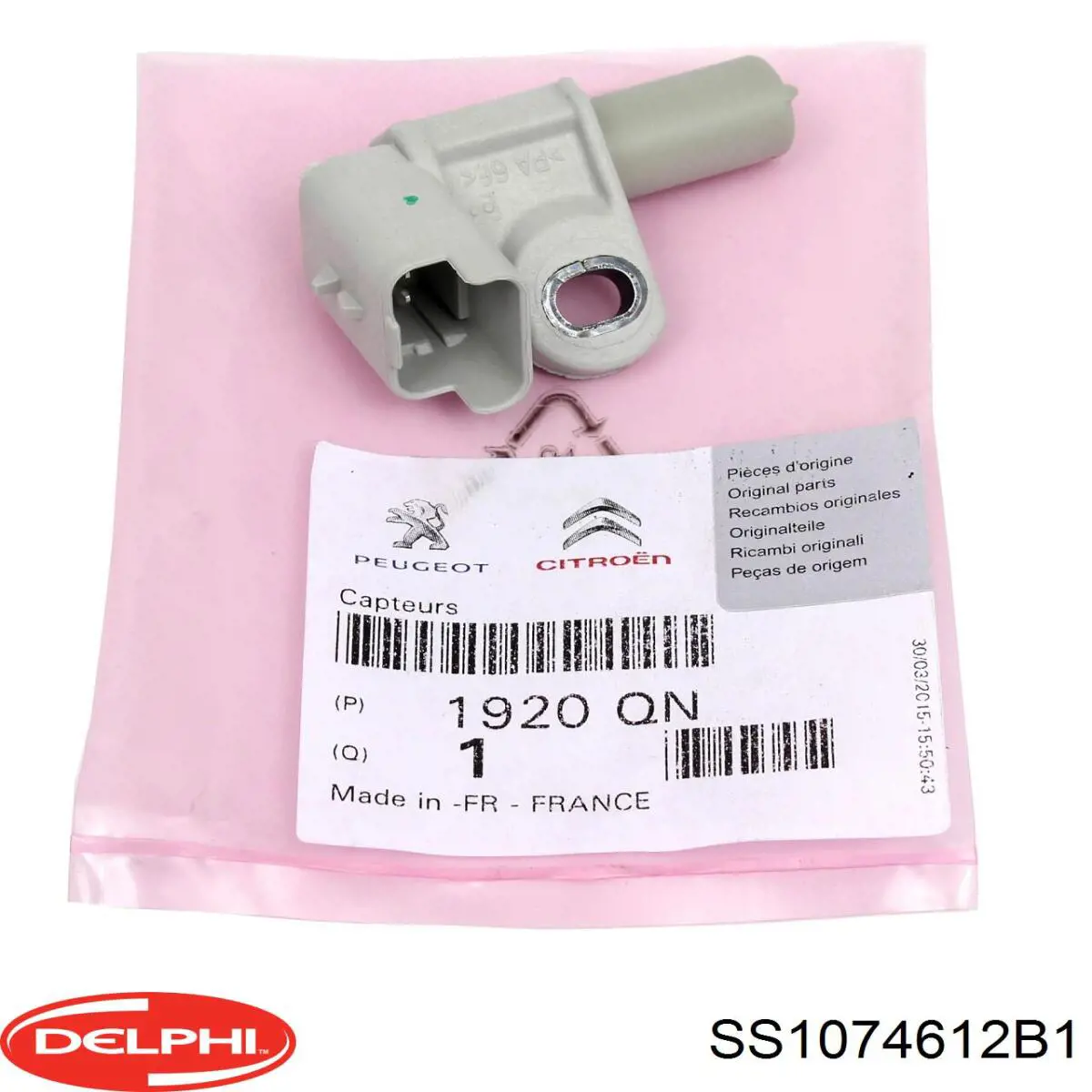 Sensor de posición del cigüeñal Citroen Berlingo B9