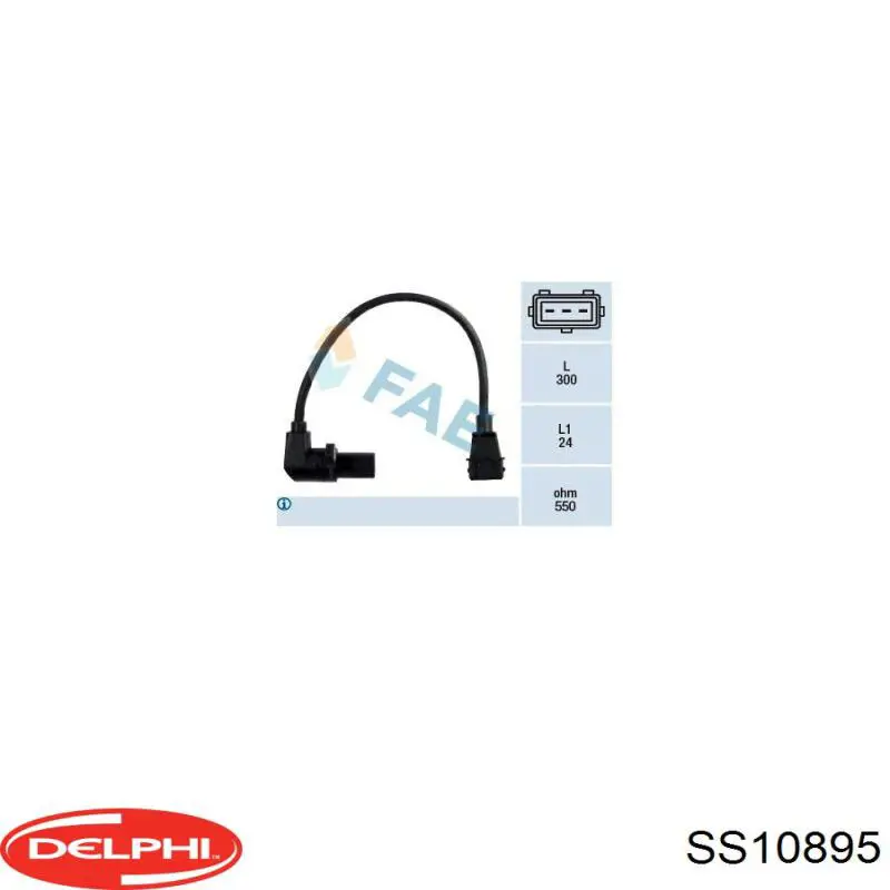 SS10895 Delphi sensor de cigüeñal