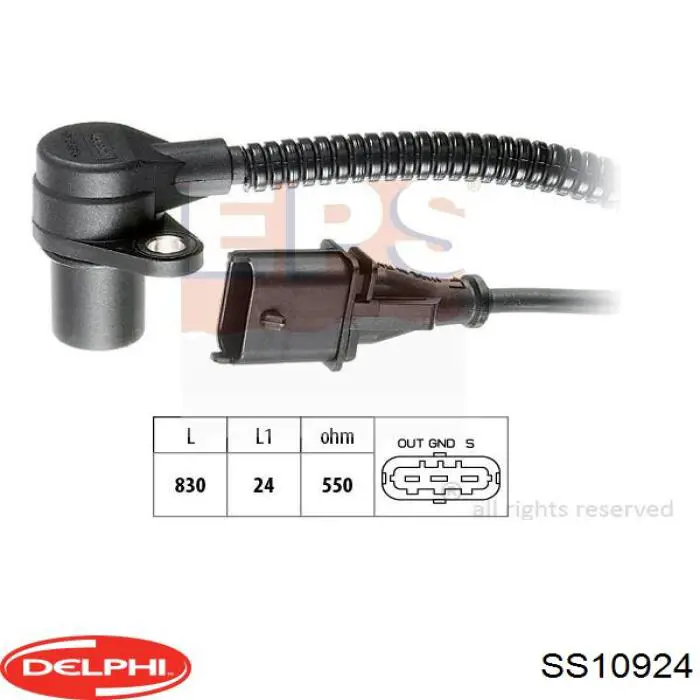 Comprar SS10924 Delphi Sensor de cigüeñal