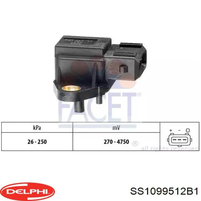 SS1099512B1 Delphi Sensor de posición del acelerador