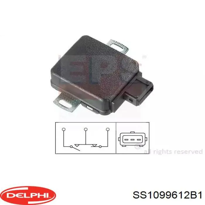 550962 ERA Sensor de posición del acelerador