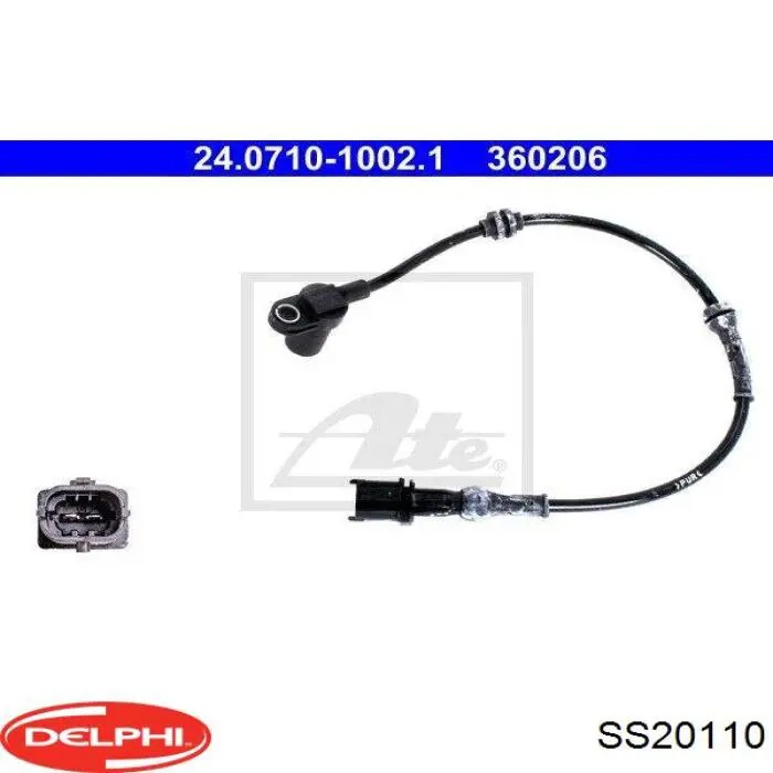 Sensor ABS de rueda delantera Delphi SS20110 precio, desde 25,83 EUR