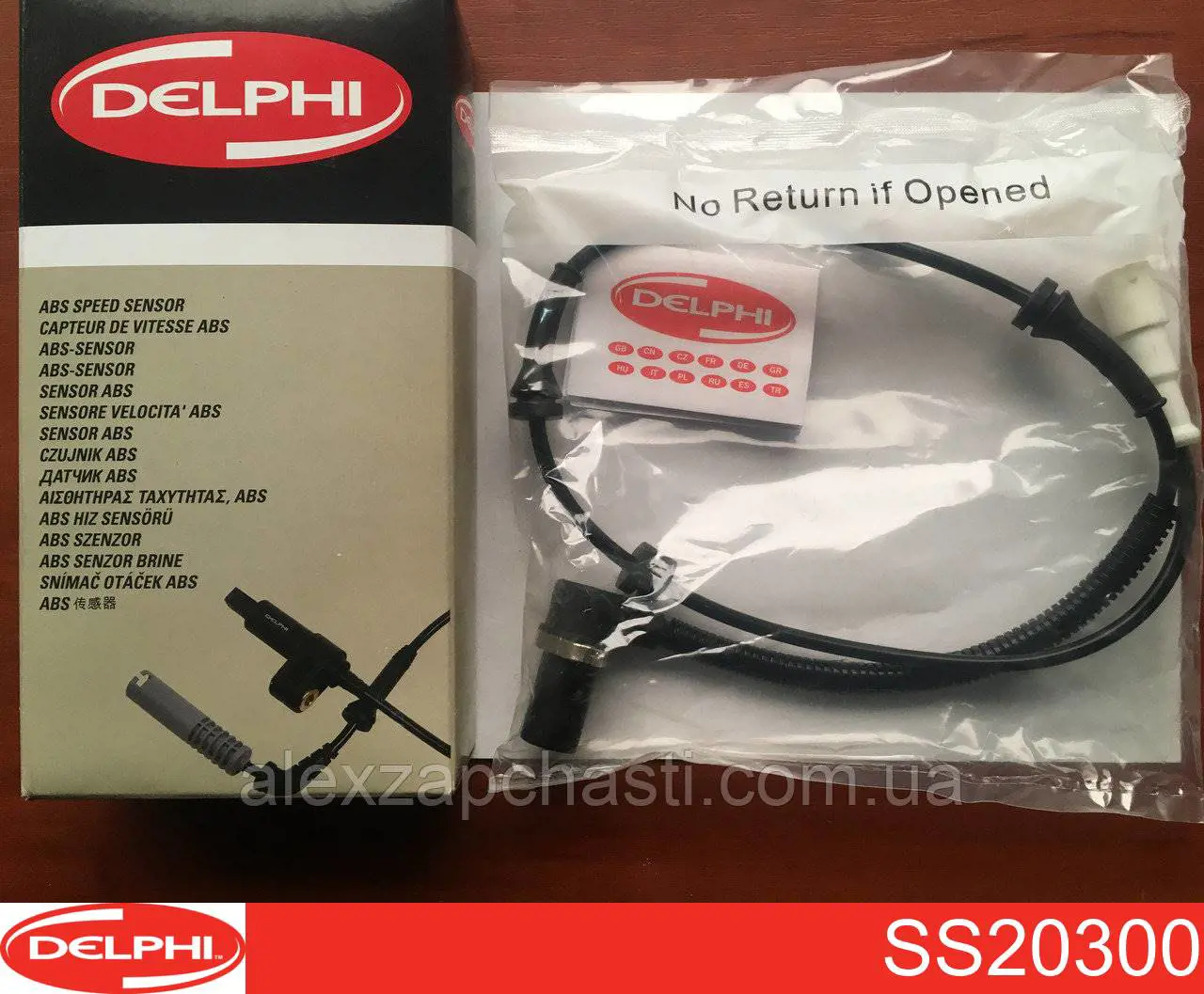 Comprar SS20300 Delphi Sensor ABS delantero derecho