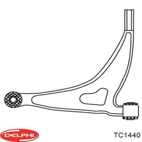TC1440 Delphi barra oscilante, suspensión de ruedas delantera, inferior derecha