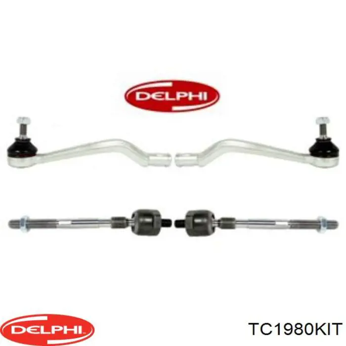 Rótula de barra de acoplamiento Delphi TC1980KIT precio, desde 12,29 EUR