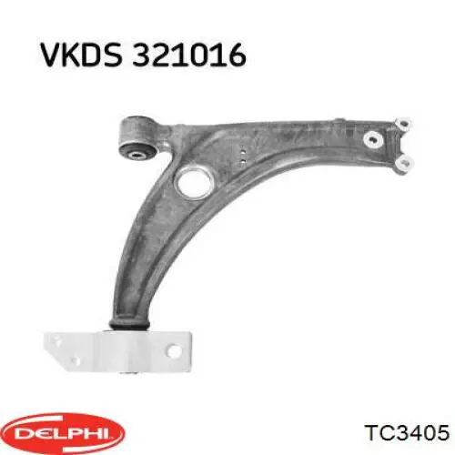 Comprar TC3405 Delphi Brazo inferior trasero izquierdo/derecho