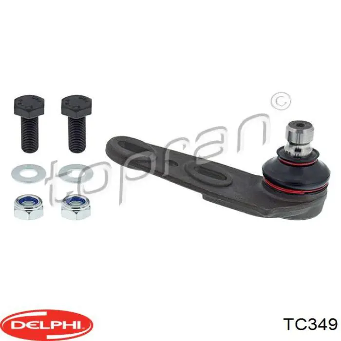 Comprar TC349 Delphi Rótula de suspensión inferior derecha