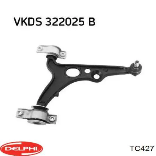 Brazo inferior derecho de la suspensión delantera Delphi TC427 precio, desde 56,63 EUR
