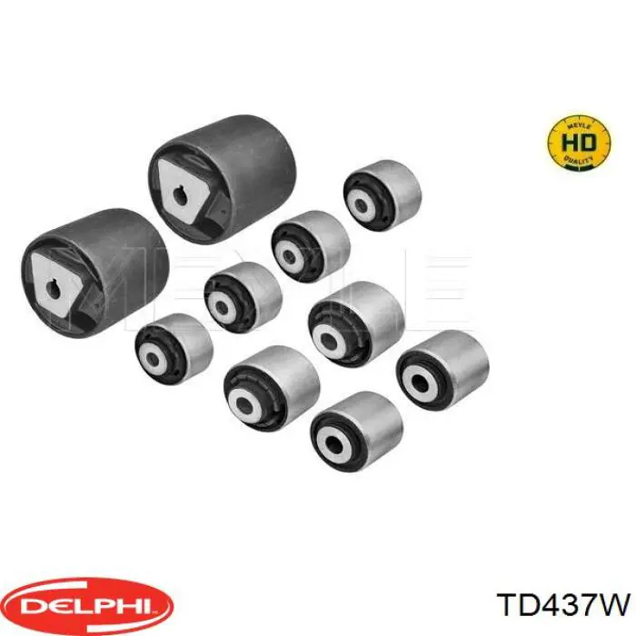 Silentblock de suspensión delantero superior Delphi TD437W