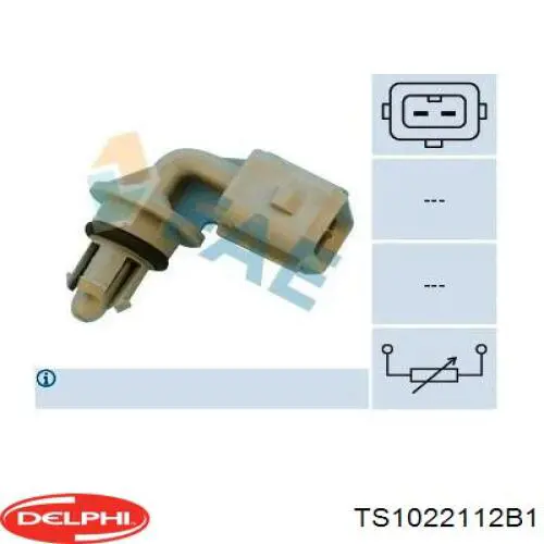 TS1022112B1 Delphi sensor, temperatura del aire de admisión