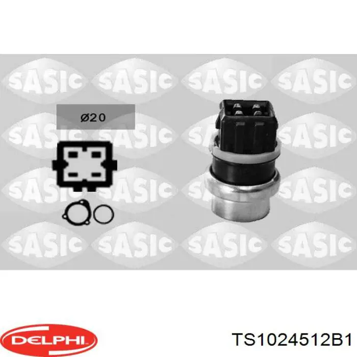Sensor de temperatura del refrigerante Delphi TS1024512B1 precio, desde 9,76 EUR