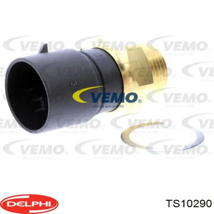TS10290 Delphi sensor, temperatura del refrigerante (encendido el ventilador del radiador)
