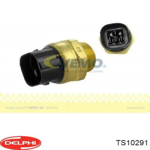 TS10291 Delphi sensor, temperatura del refrigerante (encendido el ventilador del radiador)