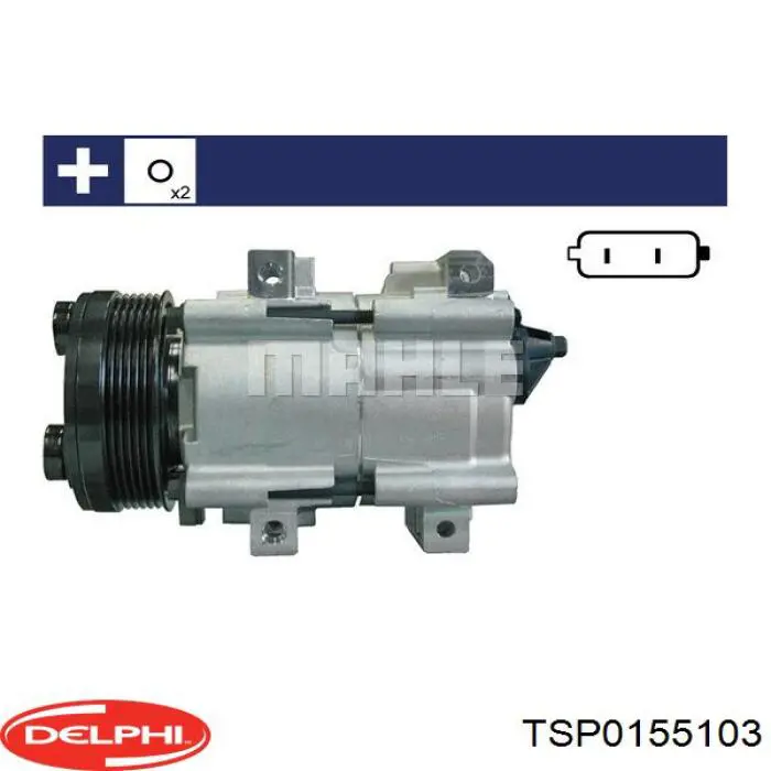 TSP0155103 Delphi compresor de aire acondicionado