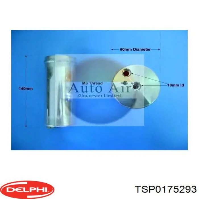 170253 ACR Filtro deshidratante aire acondicionado