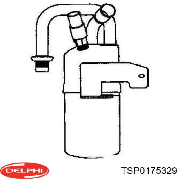 TSP0175329 Delphi receptor-secador del aire acondicionado