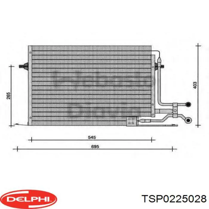 Comprar 93BW19710AF Ford Condensador de aire acondicionado