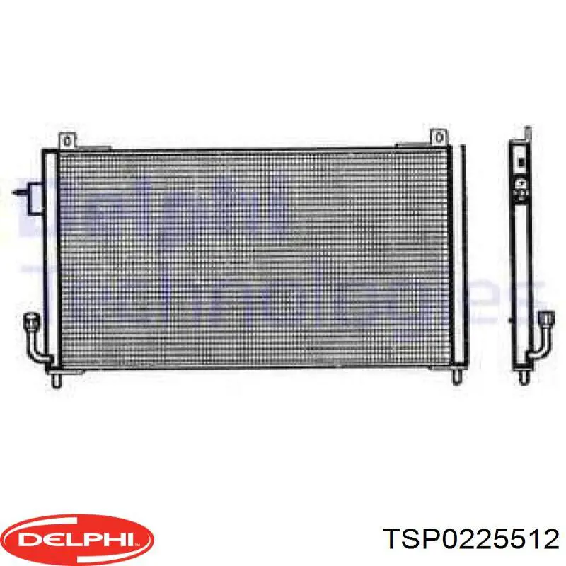 TSP0225512 Delphi condensador aire acondicionado