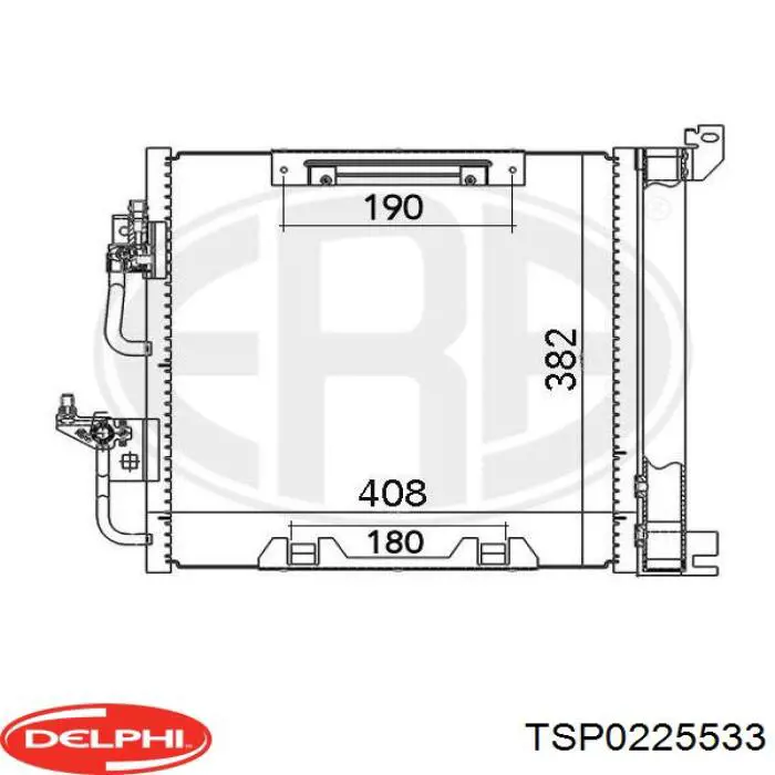 Aire acondicionado capacitor Delphi TSP0225533 precio, desde 55,58 EUR