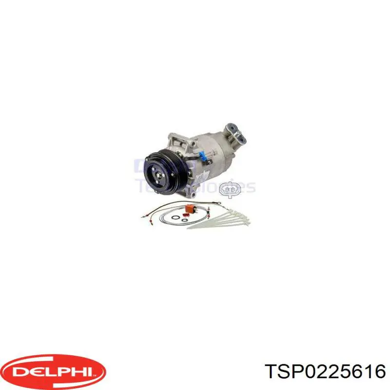 TSP0225616 Delphi Radiador de aire acondicionado