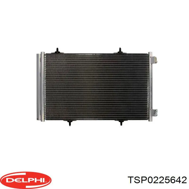 TSP0225642 Delphi Radiador de aire acondicionado