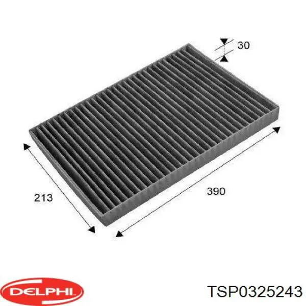 TSP0325243 Delphi filtro habitáculo
