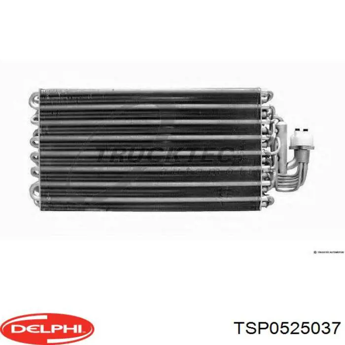 TSP0525037 Delphi evaporador, aire acondicionado