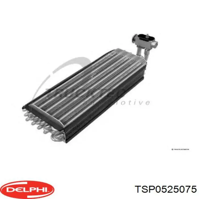 TSP0525075 Delphi evaporador, aire acondicionado