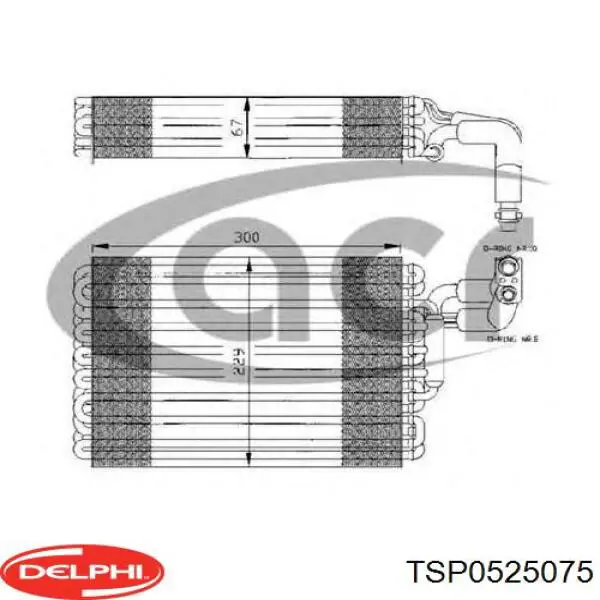 Evaporador Mercedes A1248300758
