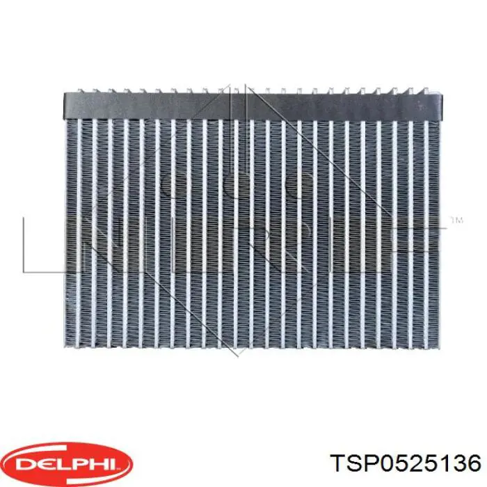 TSP0525136 Delphi evaporador, aire acondicionado