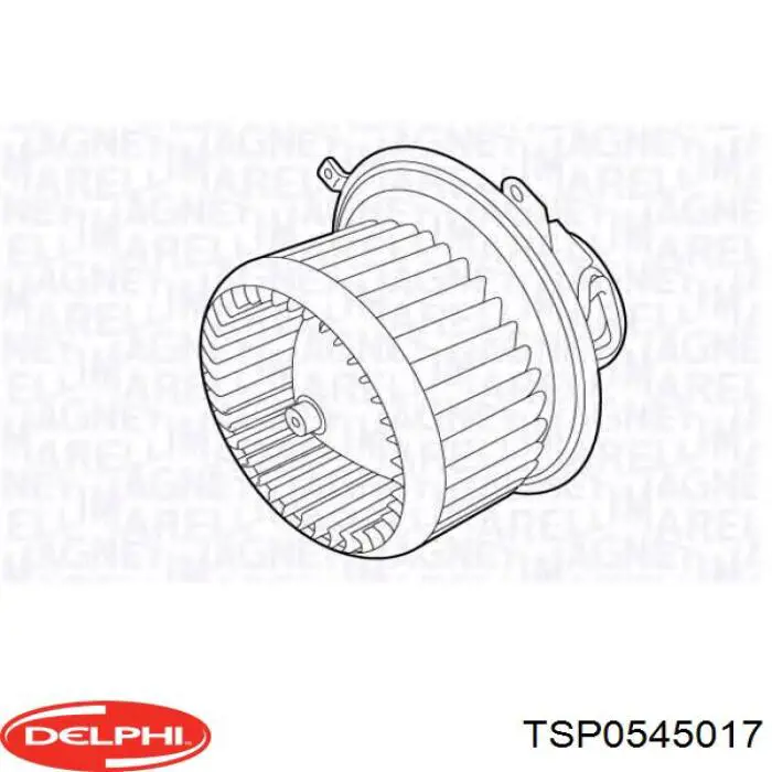 TSP0545017 Delphi motor eléctrico, ventilador habitáculo